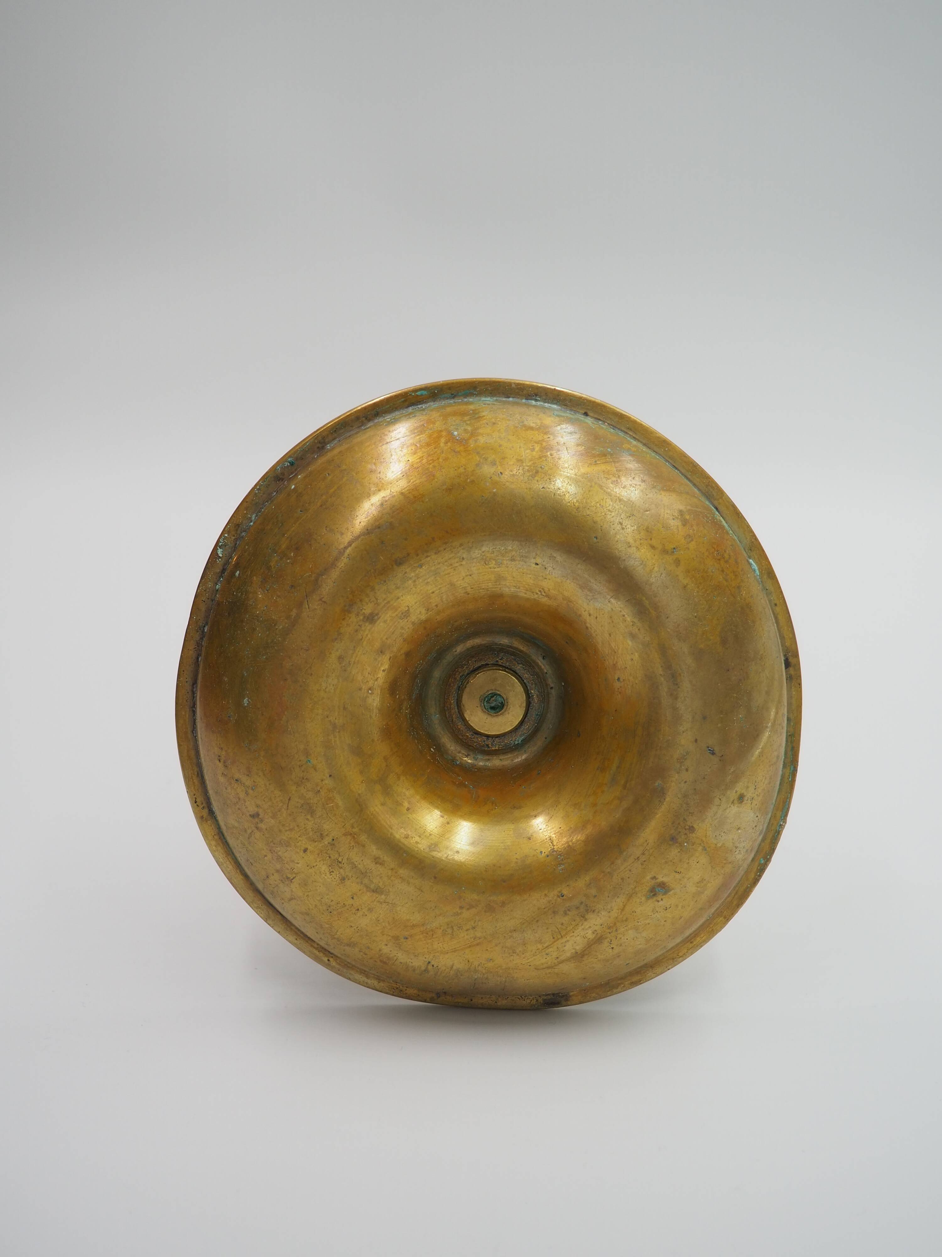 Brass candle holder