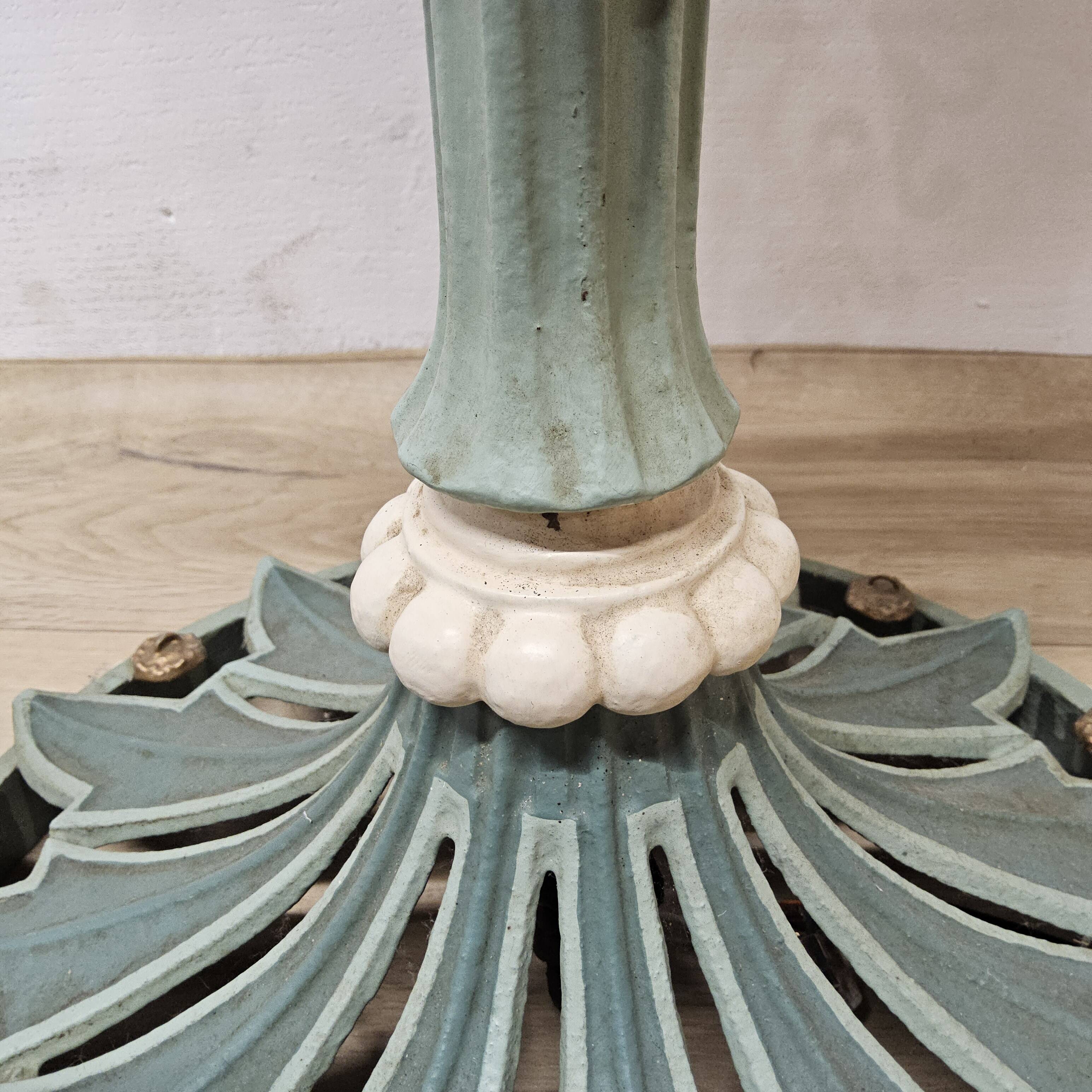 Unique Cast iron Victorian floor lamp art nouveau (converted gas light)
