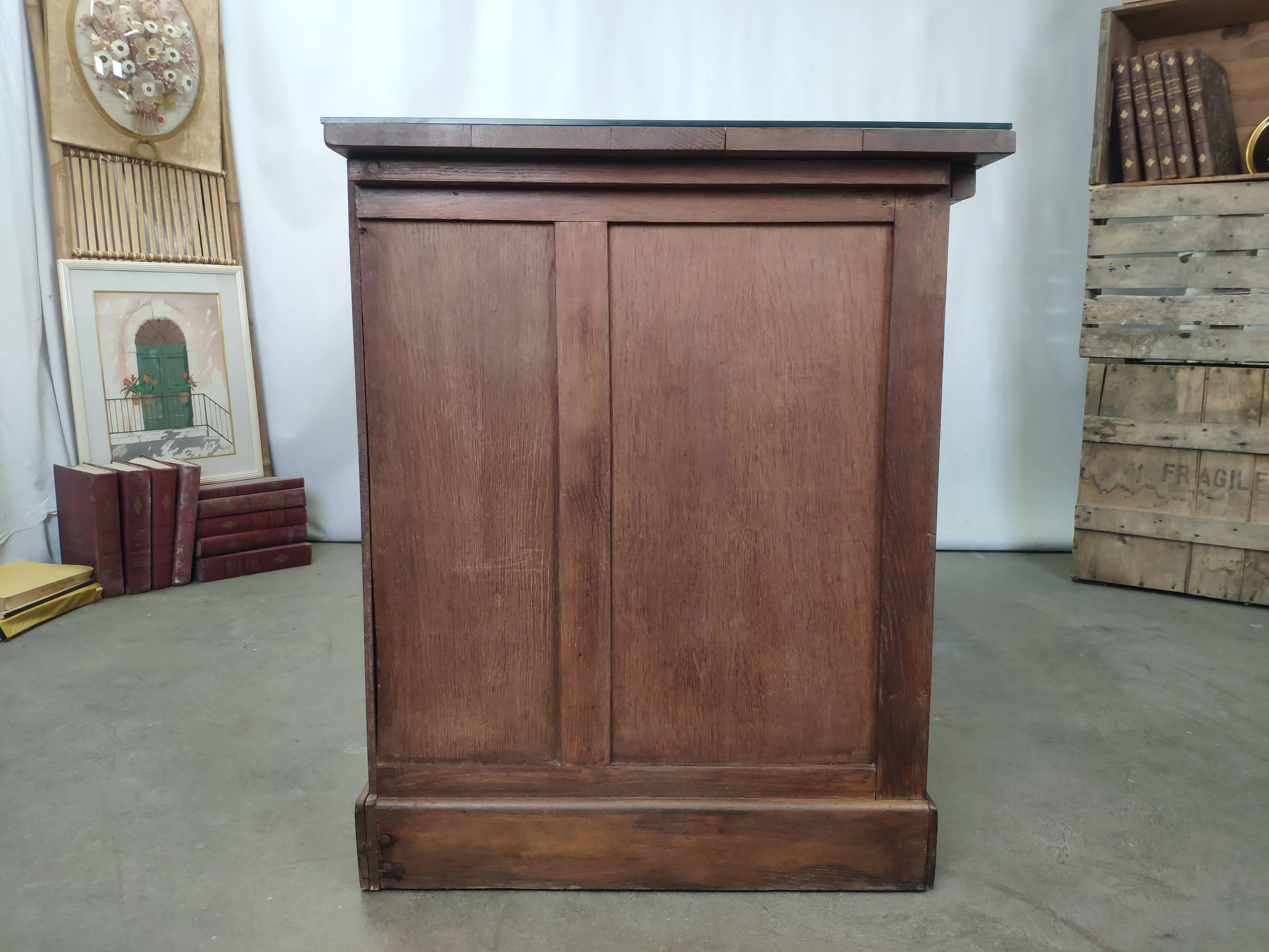 Bureau administration 9 tiroirs vintage