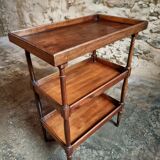 Vintage French shelf in cherry wood, 1920s.