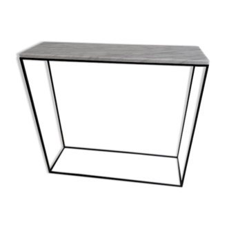 MARBLE CONSOLE IBIZA WHITE L100 X P30 X H85