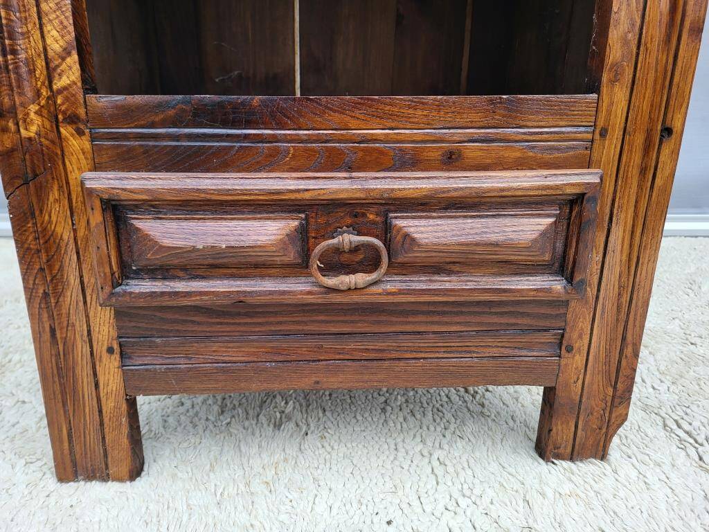 Small country unit with 3 shelves 19th century "in its own juice"