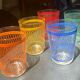 Lot of vintage orangeade glasses