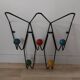 50s wall coat rack