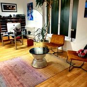 Holophane Gold coffee table in marble