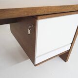 Large wenge desk, attributed to 't Spectrum, The Netherlands 1950's
