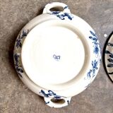 Soupière Lunéville en terre de fer bleue, service "Azaléa"