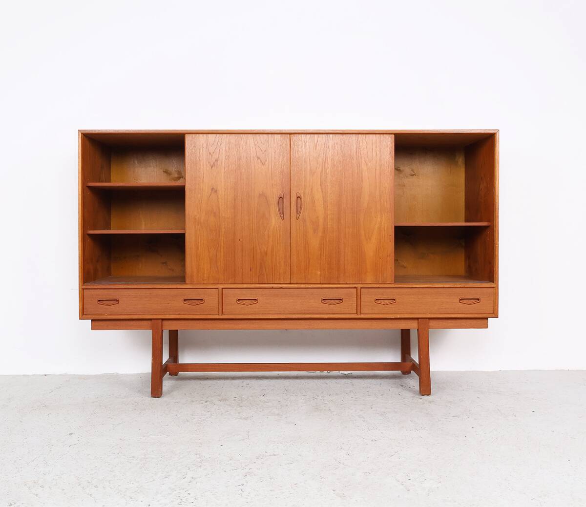 Vintage Danish Highboard with bar section, 1960s