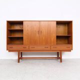 Vintage Danish Highboard with bar section, 1960s