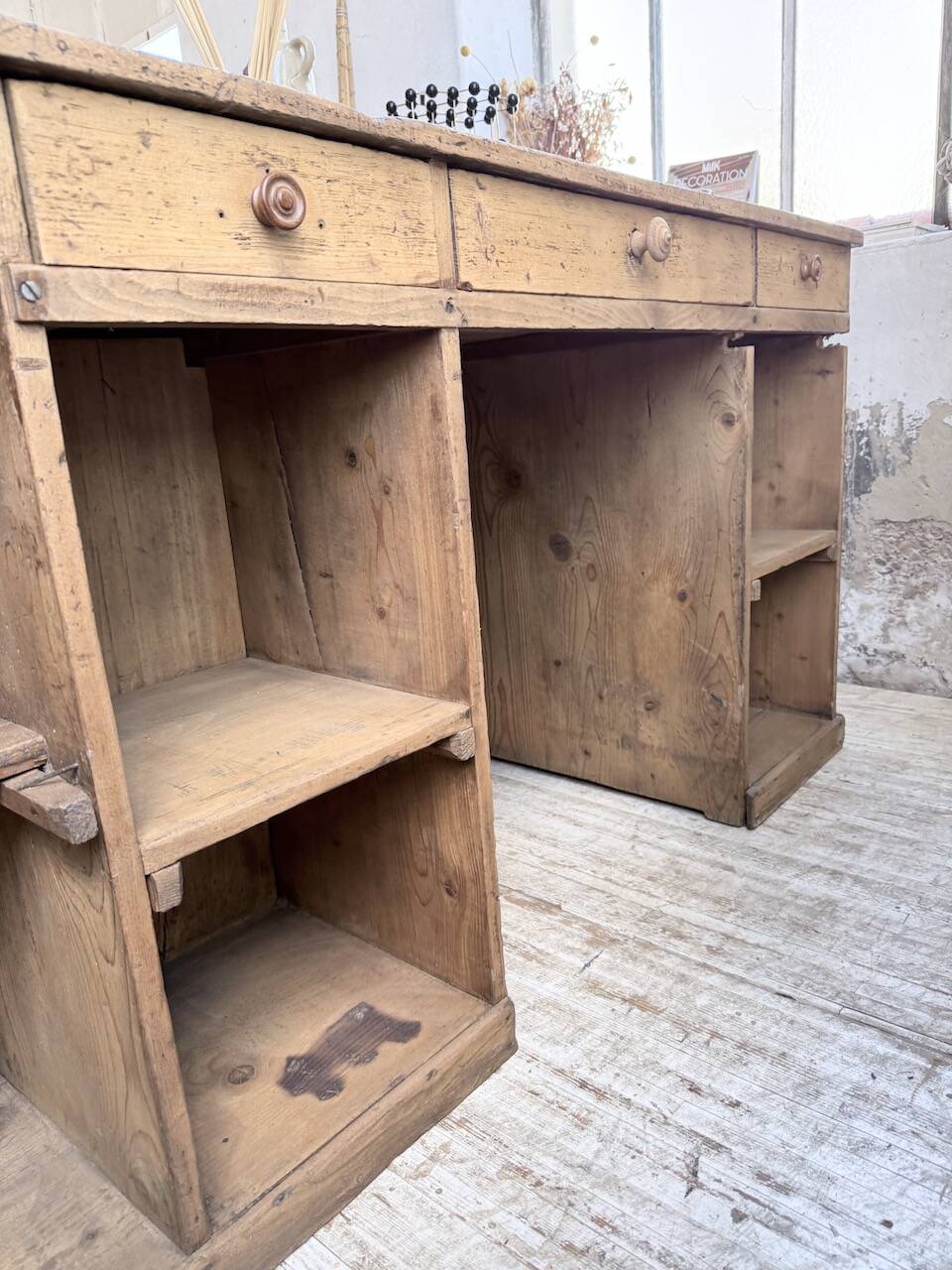 Comptoir de métier pin XXL 3m5 1950