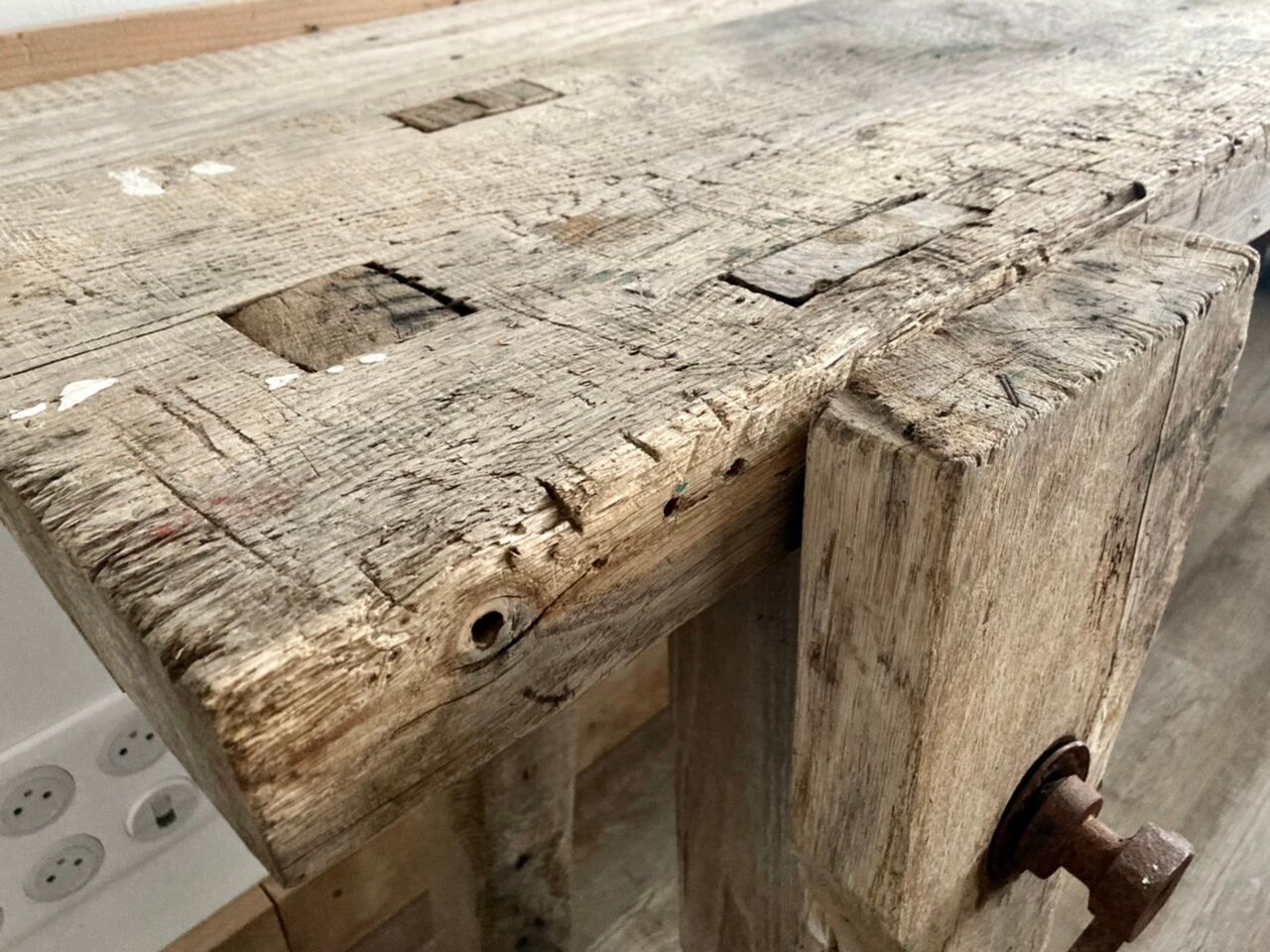 Authentic old workbench