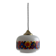 VINTAGE OPALINE SUSPENSION LIGHT 1970