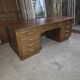 Bureau ministre XXL en chêne , 220 × 95 cm