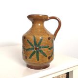 Ceramic vase, mustard