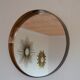 Vintage round wall mirror Syla 710, France 1970