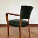 Paire de fauteuils bridge vert