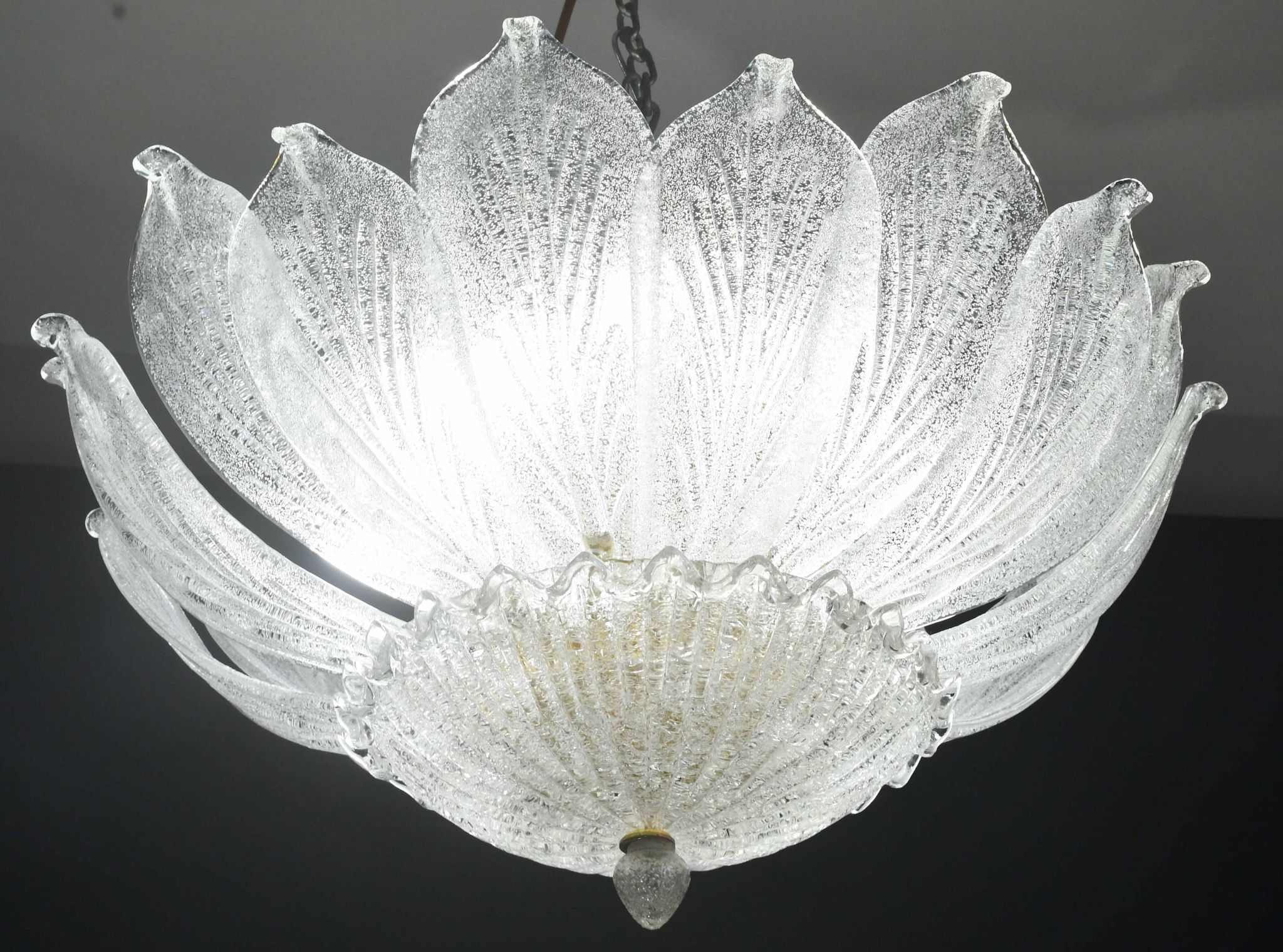 Napoli, Italian Murano Glass Ceiling Light or Flush Mount, 1970s