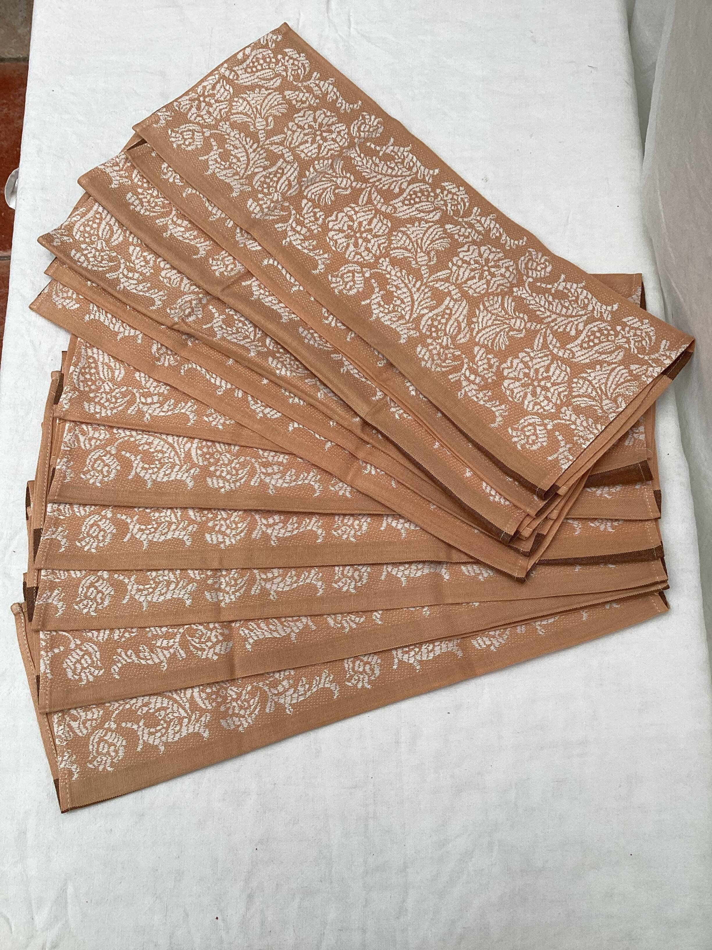 Set of twelve cotton / linen vintage towels