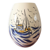 KG Saint Clément vase signed Sanséo model Navy Blue