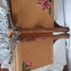 Small wooden sewing box worker