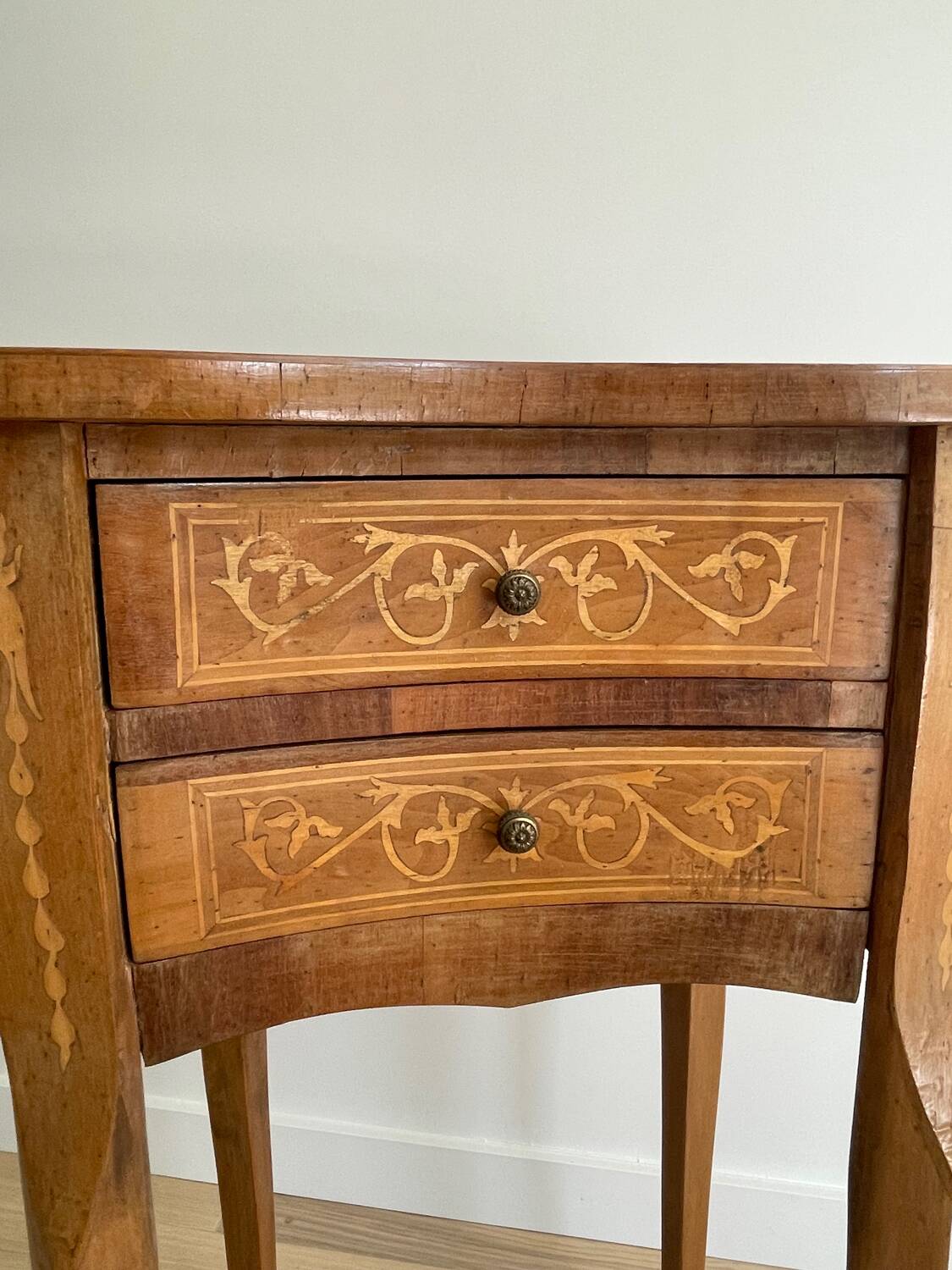 Louis XV style bedside or side table