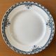 6 antique dessert plates in Saint-Amand earthenware (Nord)