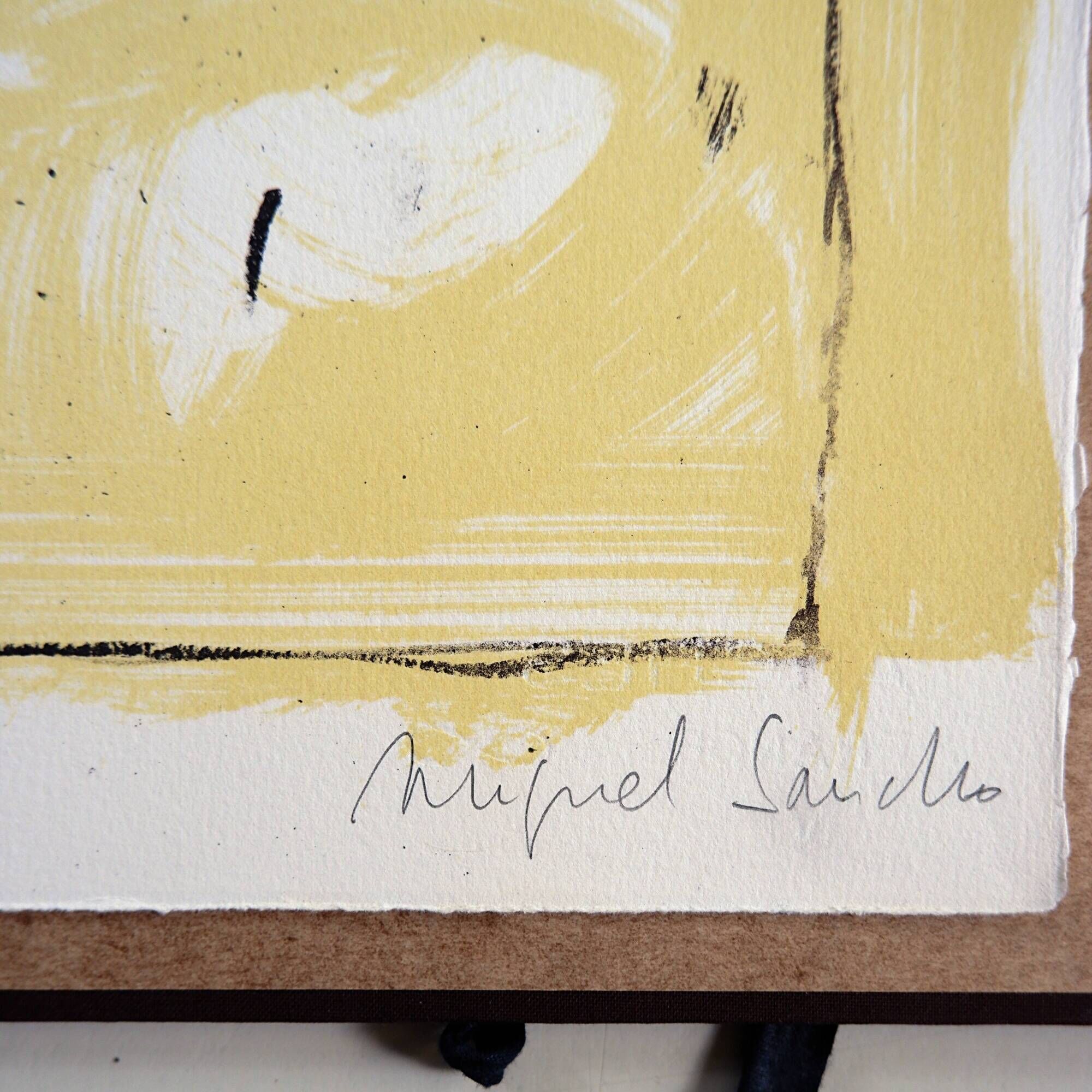 Lithograph "El Punto Rojo" Miguel Sancho (Spain) Signed and numbered by the artist