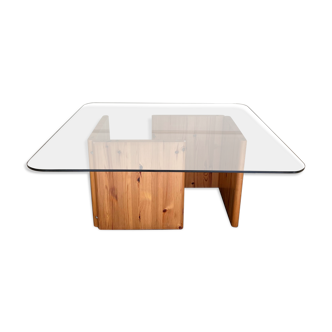 Table basse "lagun", modèle carré, sweden, ikea 1980