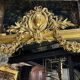 Monumental mirror Napoleon III in gilded wood with the profile of Apollo