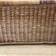 Coffre rotin vintage