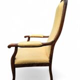 Voltaire armchair in walnut