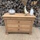 Renovated antique solid wood chest of drawers