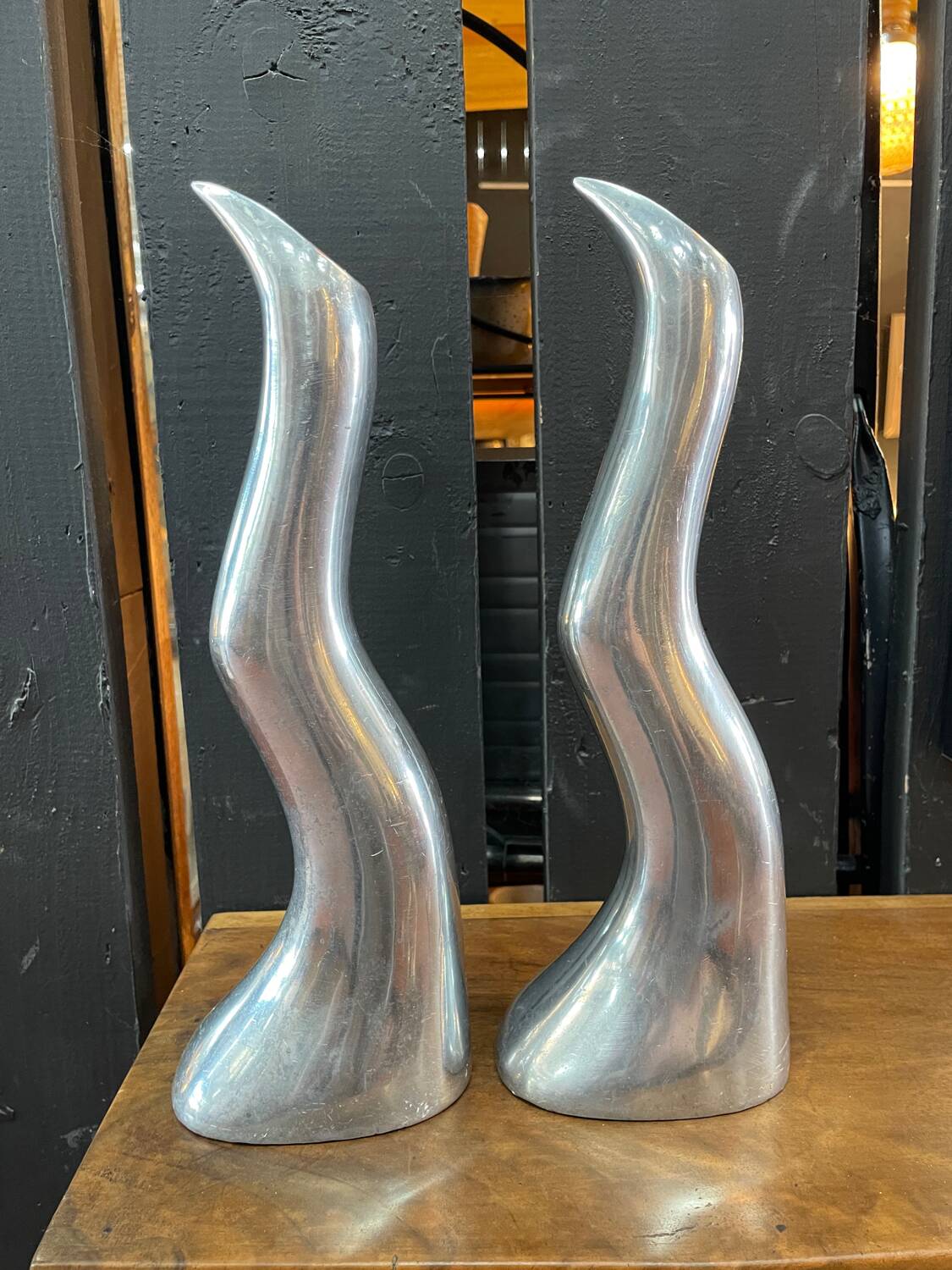 Pair of Anna Everlund candlesticks