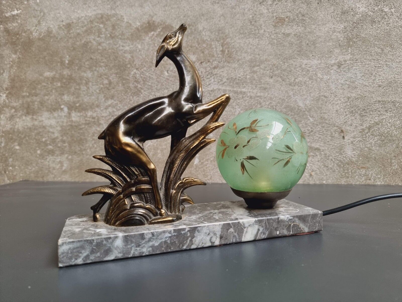 Art deco lamp French table lamp