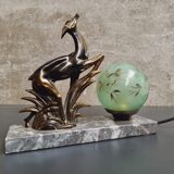 Art deco lamp French table lamp