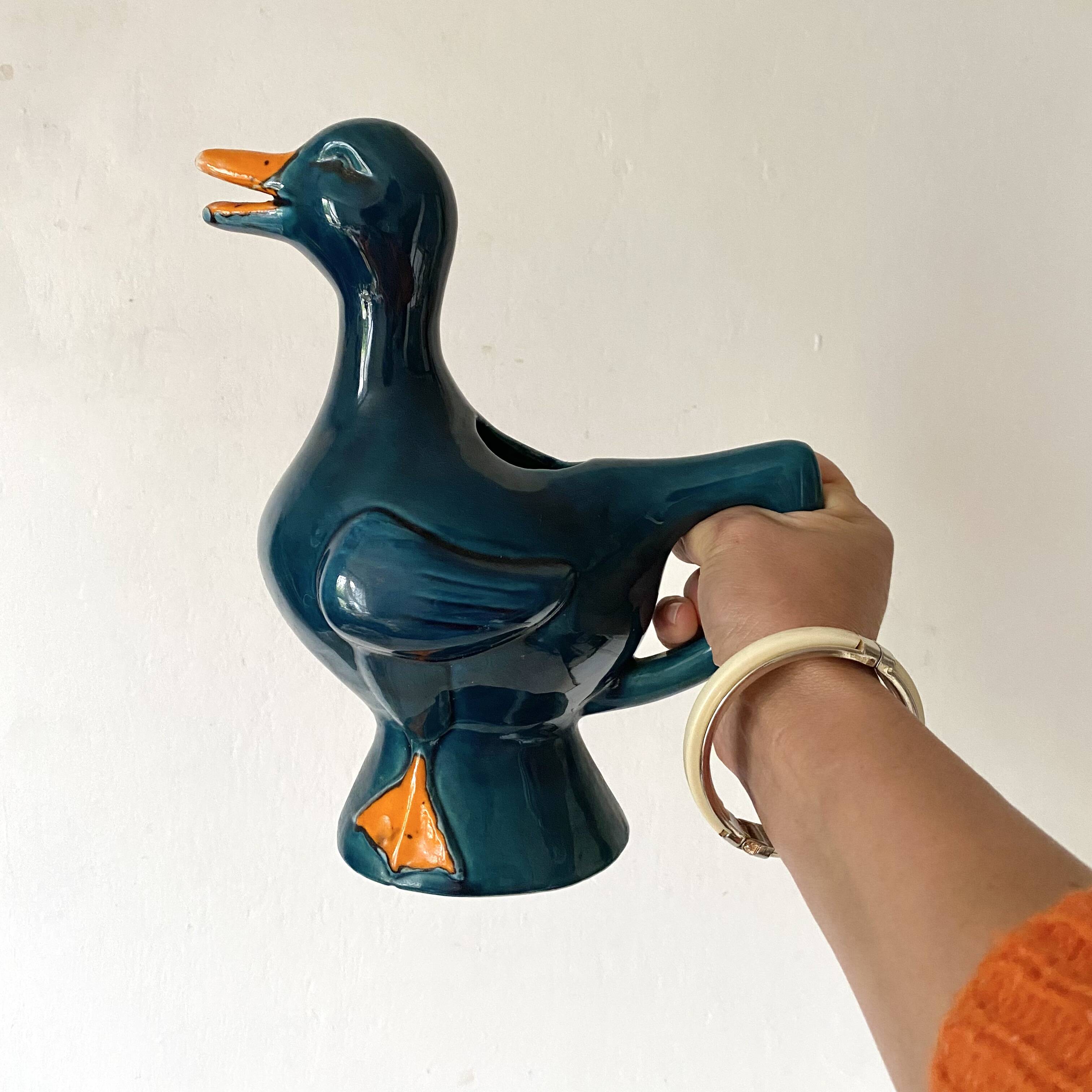 Zoomorphic duck pitcher Poët Laval