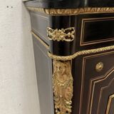 Napoleon iii wood and brass marquetry sideboard 19th century