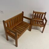 Children's bench and chair