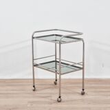 1970s Modernist Chrome Bar Cabinet