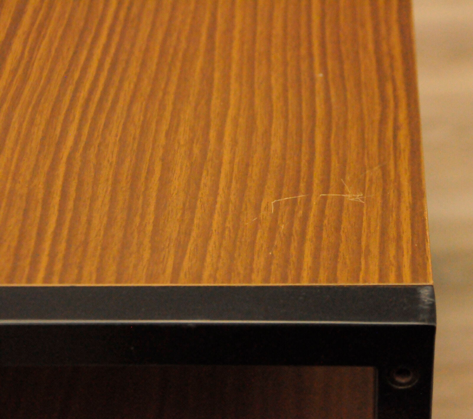 Danish coffee table on modern wheels