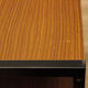 Danish coffee table on modern wheels