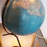 Globe terrestre en verre Taride 1974
