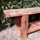 Workshop workbench L261xD50xH80,5cm old beech