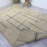 Handmade wool Berber rug 280 X 190 CM