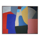 Colorful abstract art 100x80cm on stretched canvas by Bodasca
