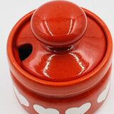 Waechtersbach vintage mustard pot with heart design