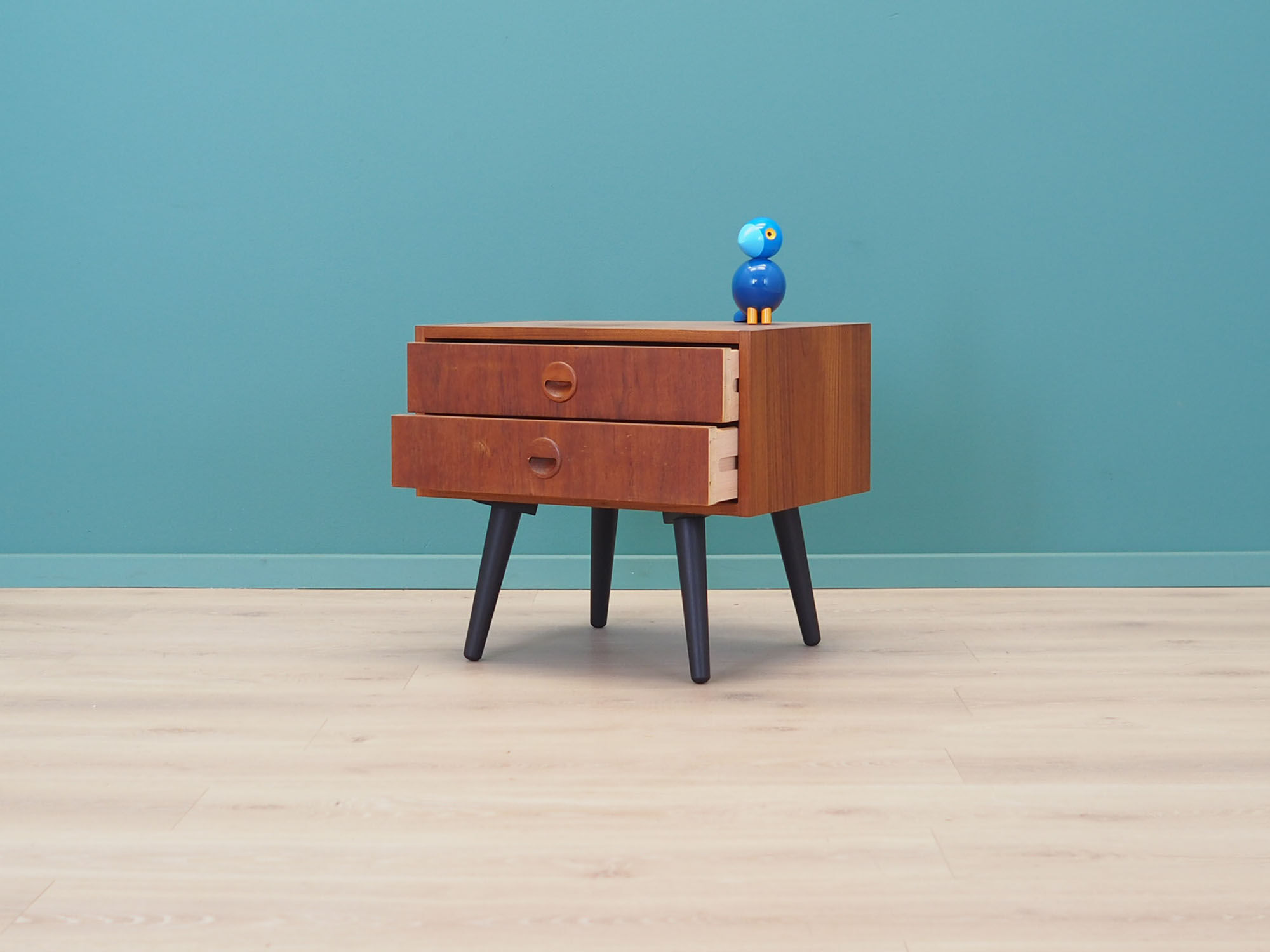 Teak bedside tables, 70s, Danish design, made in Denmark