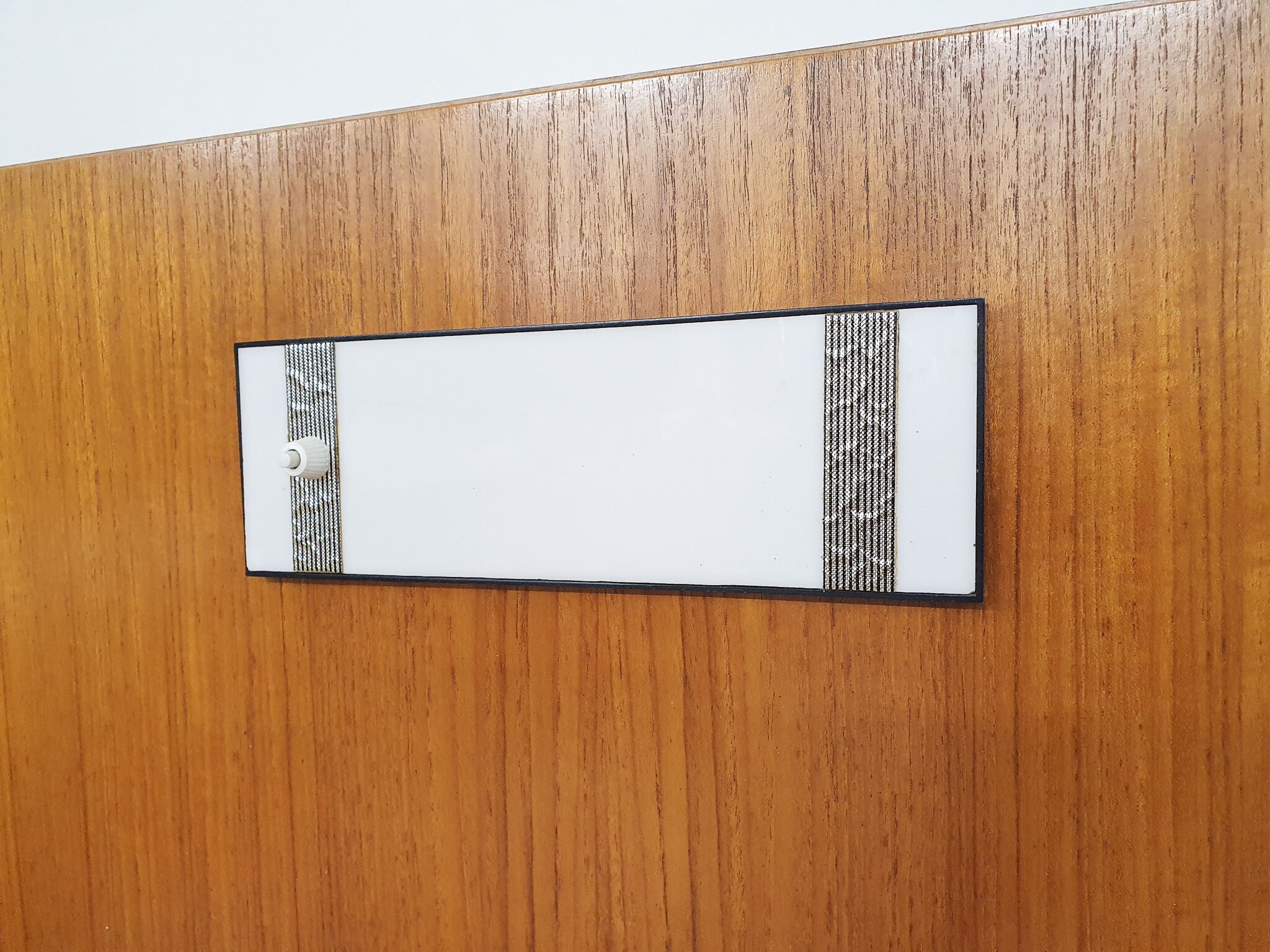 Scandinavian modern teak bed, Denmark 1950's