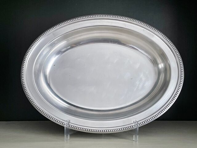 Dish Christofle vegetable silver metal