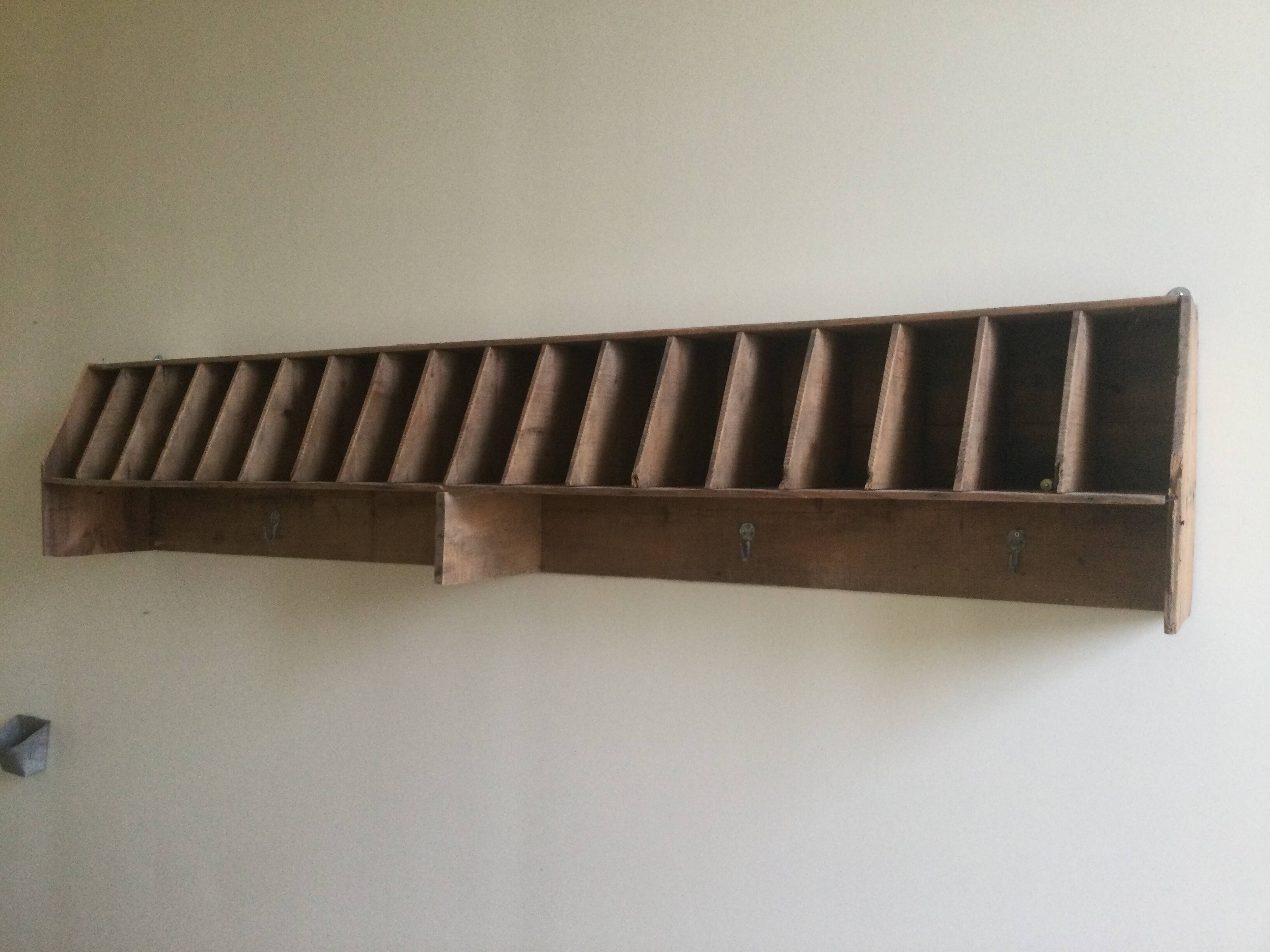 Large antique wall shelf